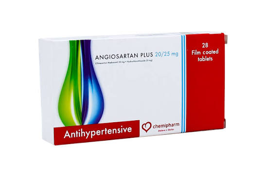 ANGIOSARTAN PLUS 20/25 MG 28TAB