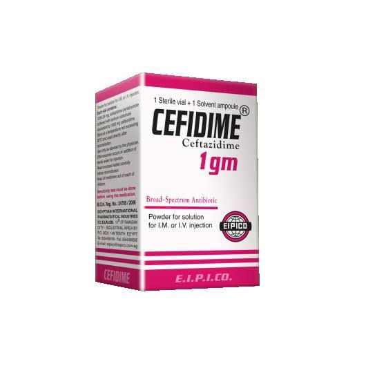 CEFIDIME 1 MG VIAL - مصغرة