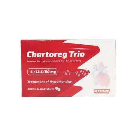chartoreg trio 5/12.5/80mg 28tab - مصغرة