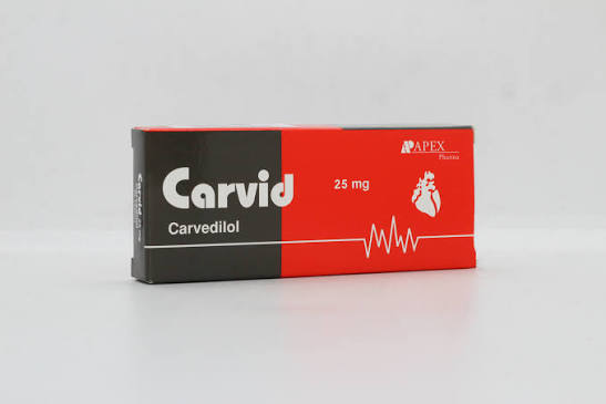 CARVID 25MG 30TAB