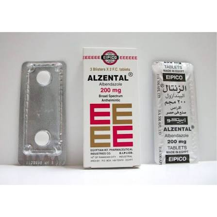 ALZENTAL 200 MG 6TAB