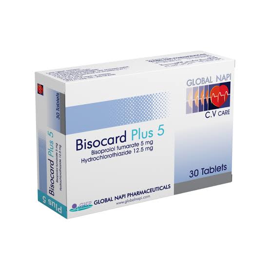 BISOCARD PLUS 5/12.5MG 30TAB